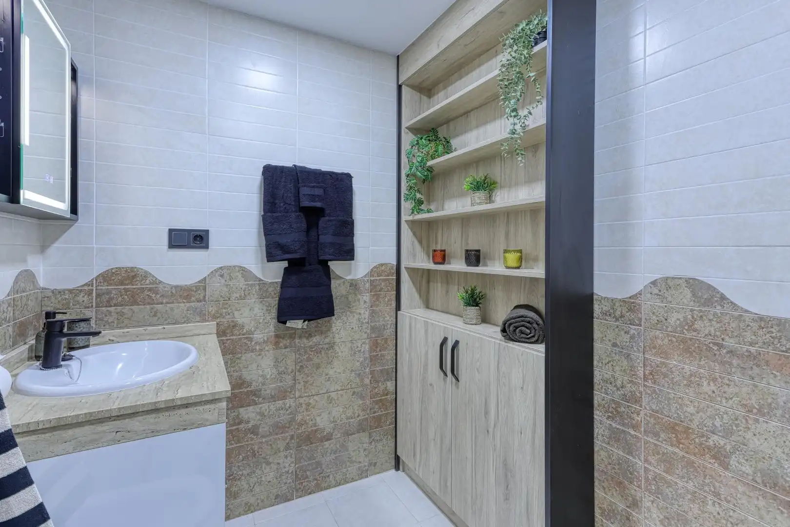 Baño de Casa o chalet en venta en Mijas con Aire acondicionado, Calefacción y Terraza