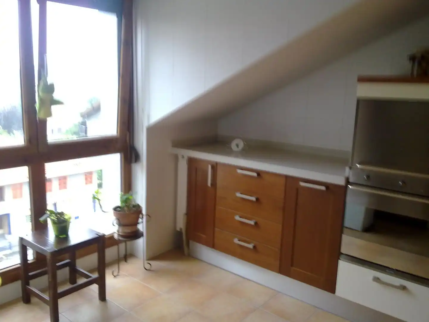 Küche von Dachboden zum Verkauf in Villaviciosa mit Heizung und Balkon