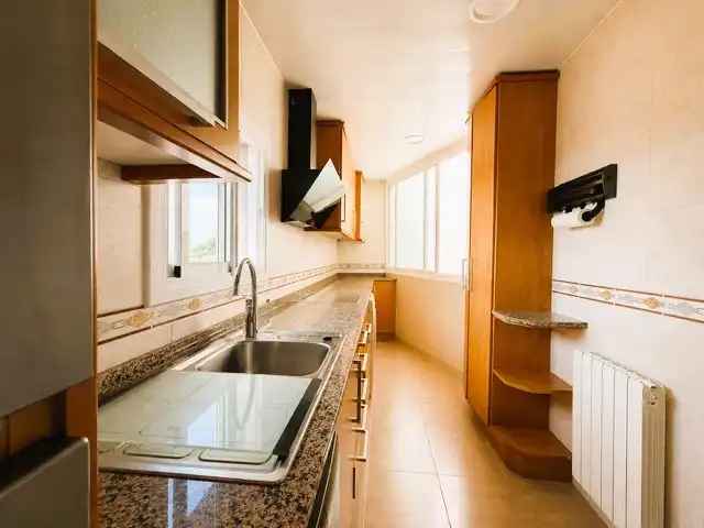 Cuina de Pis en venda en Montgat amb Aire condicionat, Calefacció i Parquet