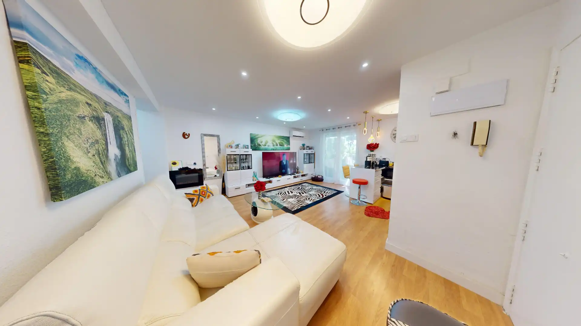 Living room of Flat for sale in Alicante / Alacant  with Air Conditioner, Private garden and Terrace