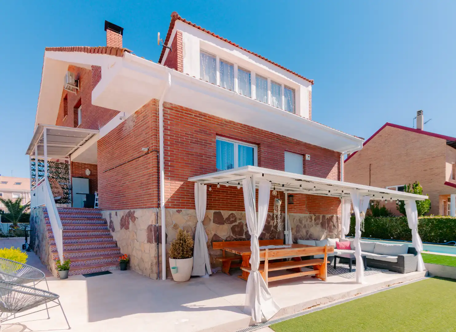Villa con giardino in vendita a Centro Bº Doscientas, imagen 2