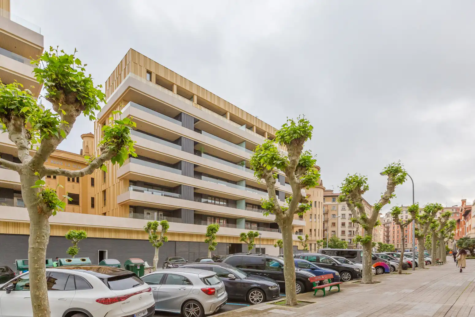 Vista exterior de Piso en venta en  Pamplona / Iruña con Calefacción, Terraza y Trastero