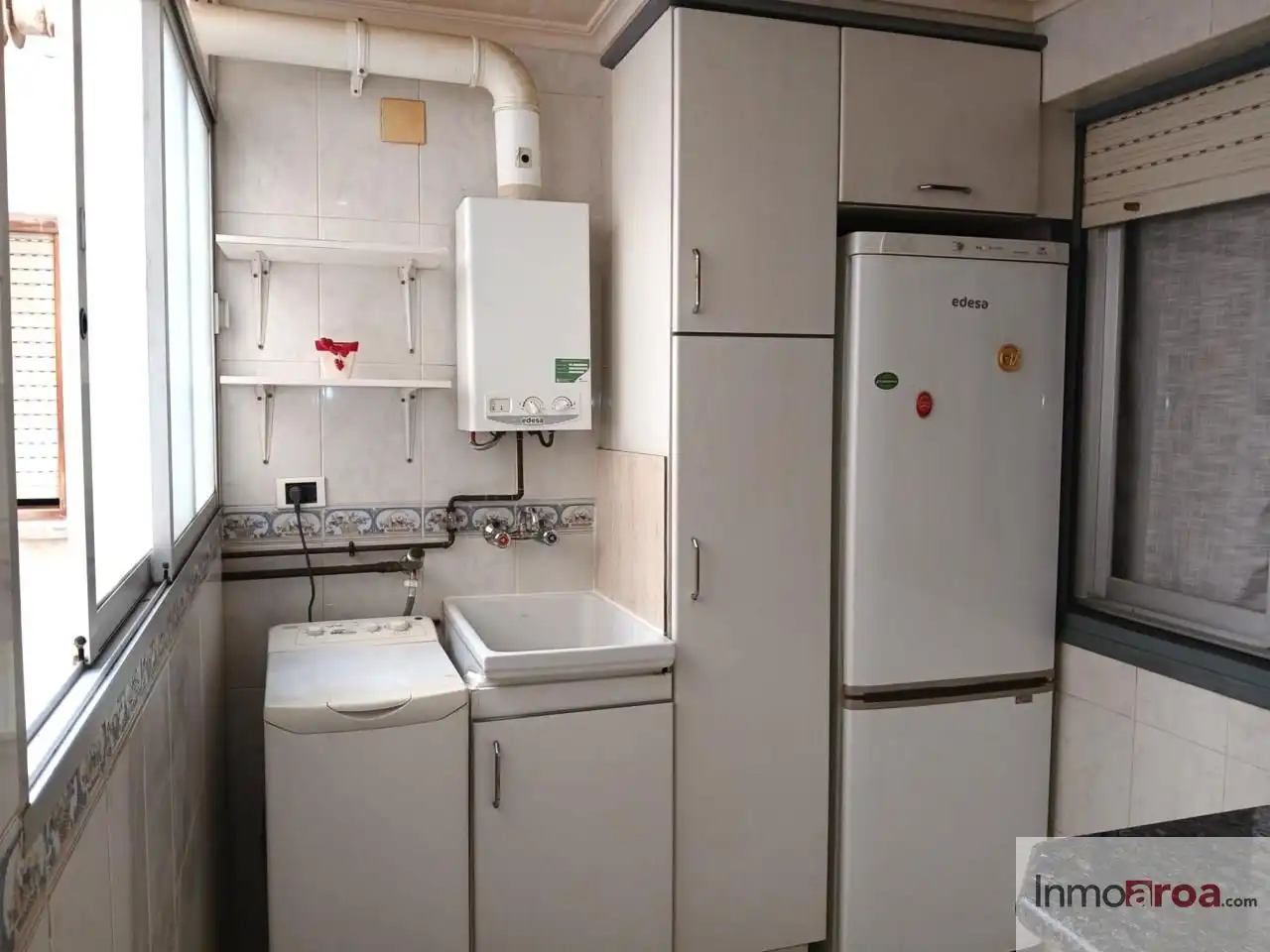 Kitchen of Flat for sale in Castellón de la Plana / Castelló de la Plana  with Terrace and Furnished