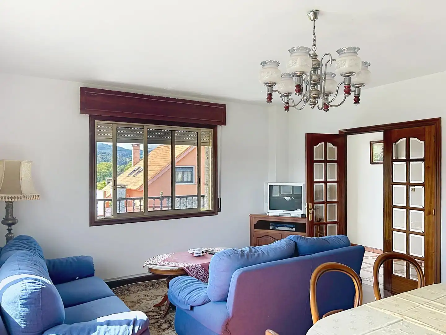 Sala de estar de Casa o chalet en venta en Meis con Calefacción, Terraza y Balcón