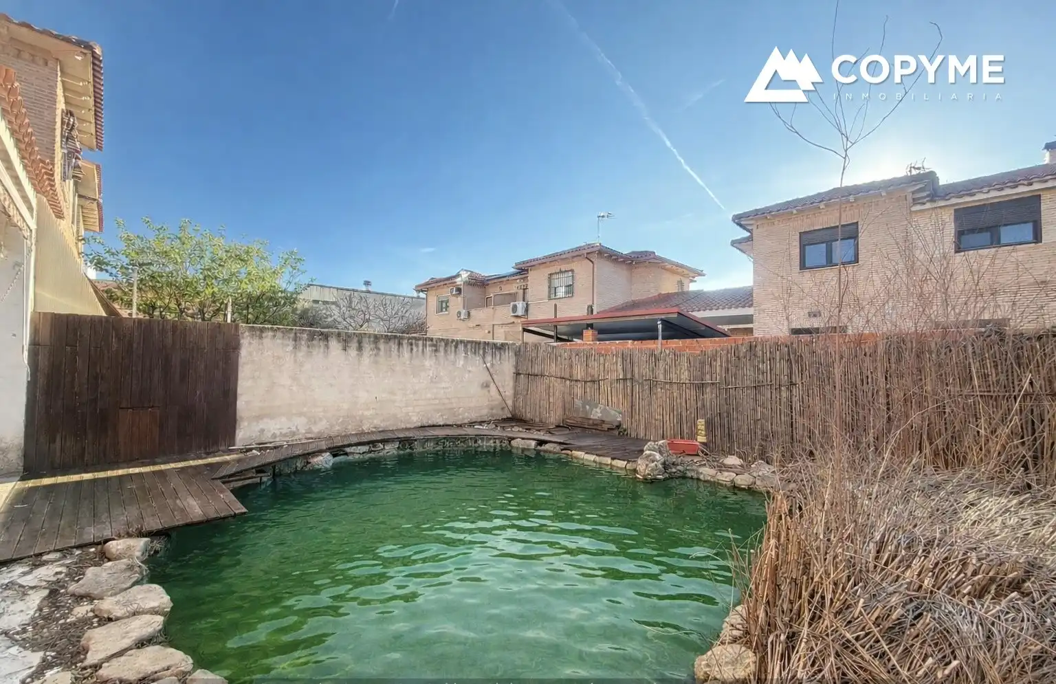 Piscina de Casa adosada en venta en Santa Olalla con Aire acondicionado, Calefacción y Jardín privado
