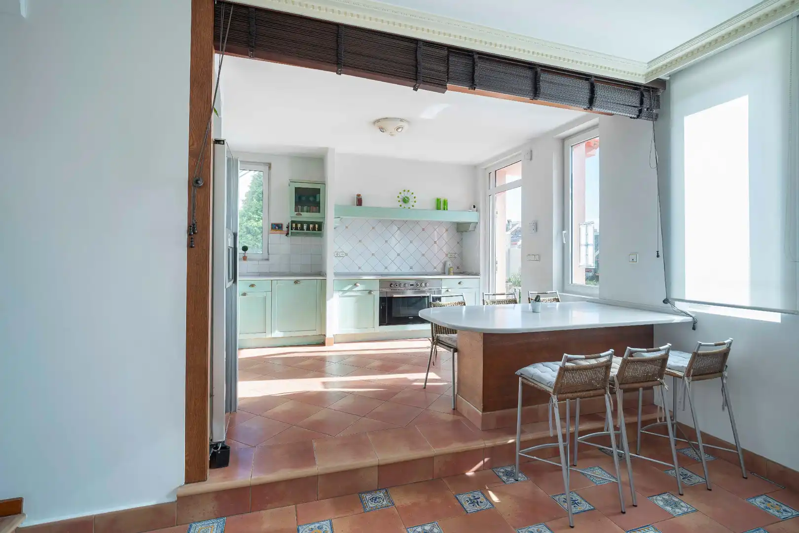 Cocina de Casa o chalet en venta en A Coruña Capital  con Calefacción, Jardín privado y Parquet