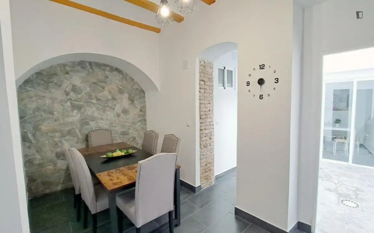 Dining room of Houses for rent in Sagunto / Sagunt  with Air Conditioner, Heating and Furnished