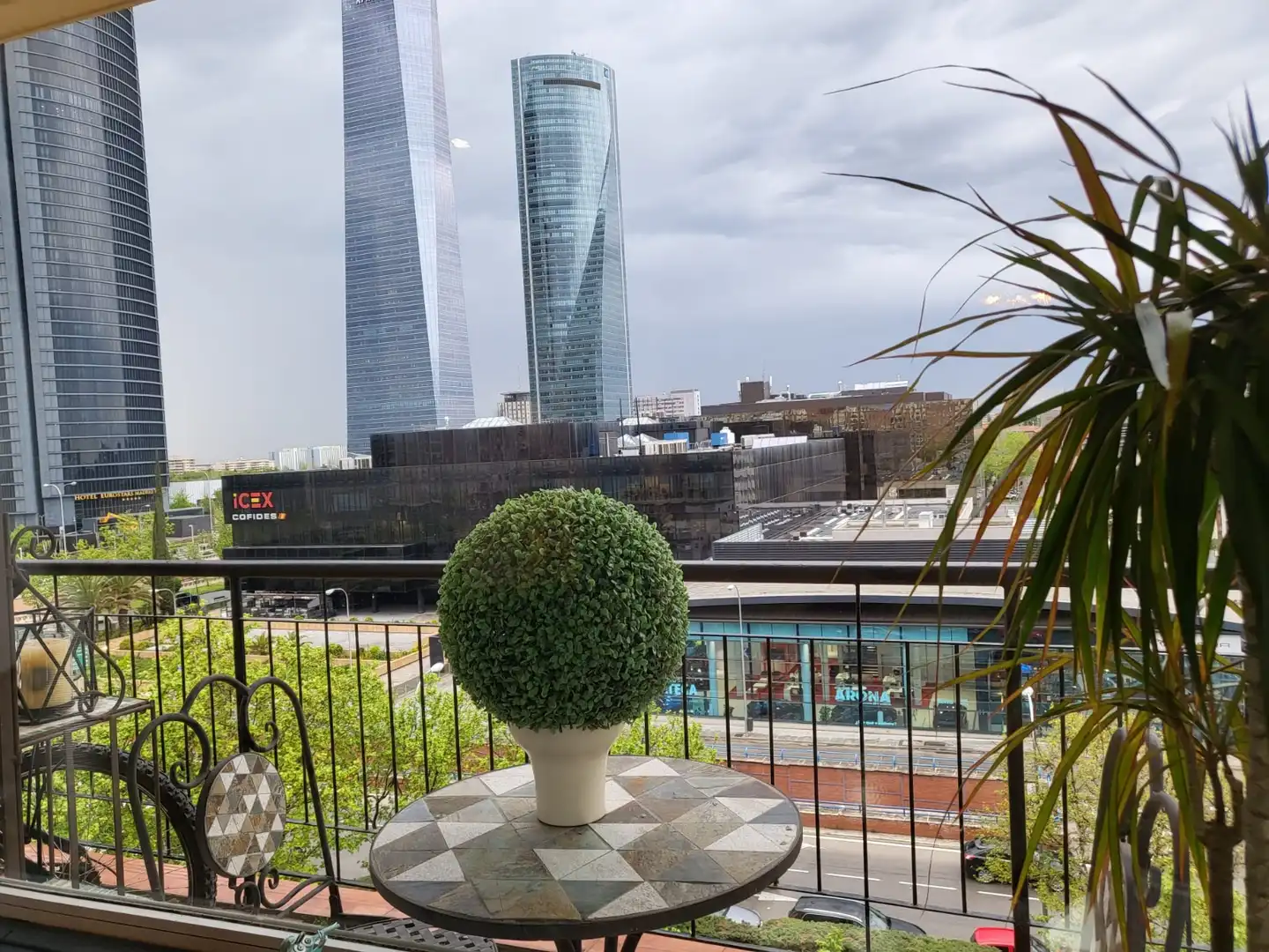 Terraza de Piso de alquiler en Madrid con Aire acondicionado, Calefacción y Terraza
