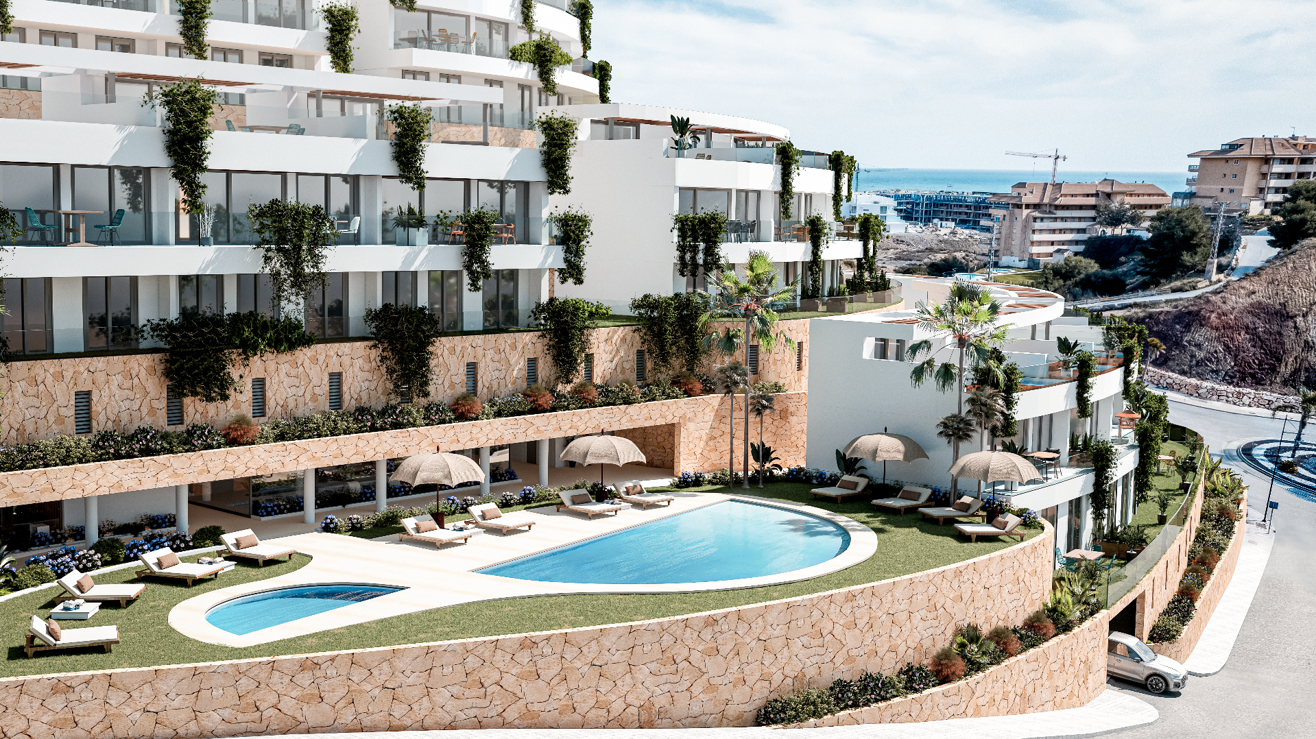 Vista exterior de Casa o xalet en venda en Fuengirola amb Aire condicionat, Calefacció i Jardí privat