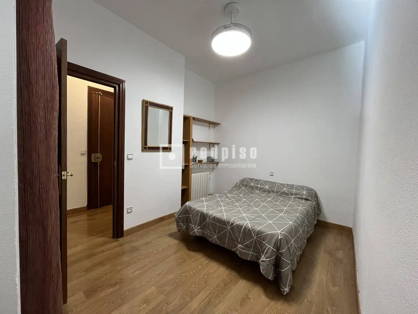 Schlafzimmer von Wohnung zur Miete in Madrid mit Heizung und Möbliert