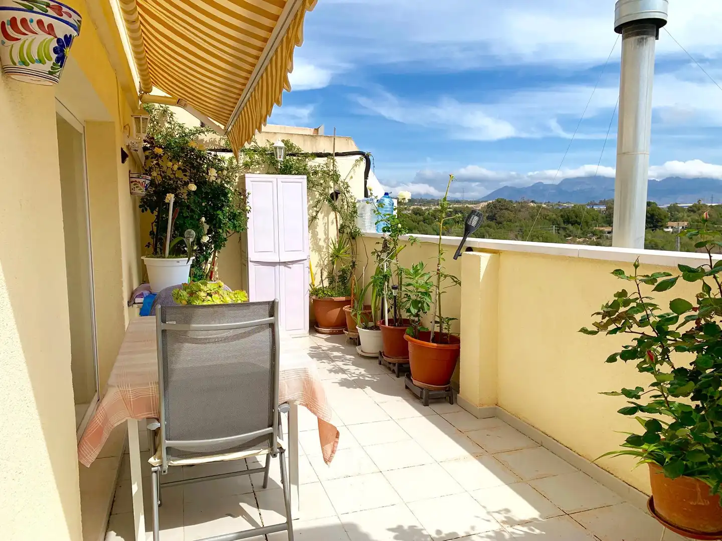 Terrasse von Dachboden zum Verkauf in Benidorm mit Klimaanlage, Heizung und Terrasse