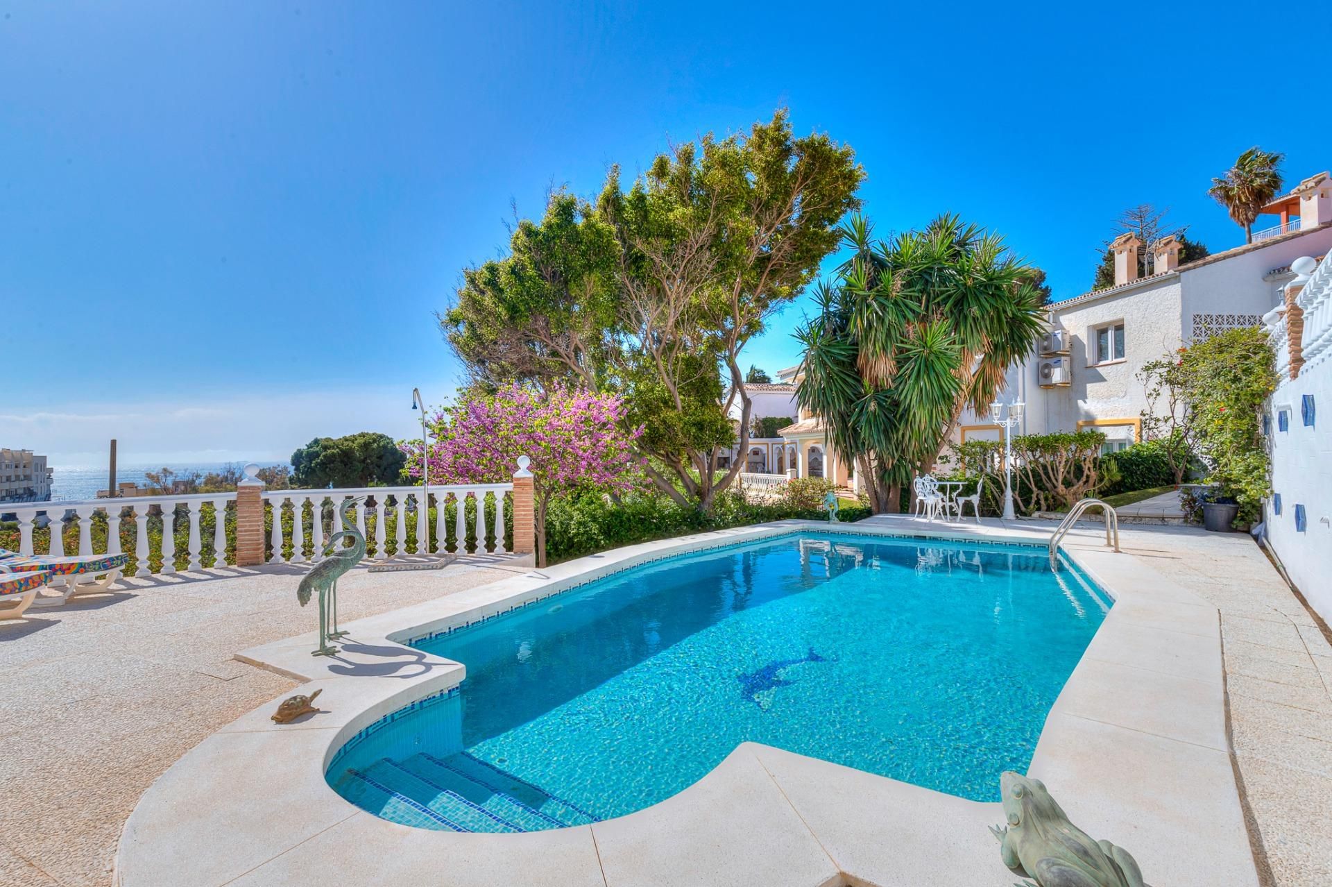 Garden of House or chalet to rent in Fuengirola  with Air Conditioner, Heating and Private garden