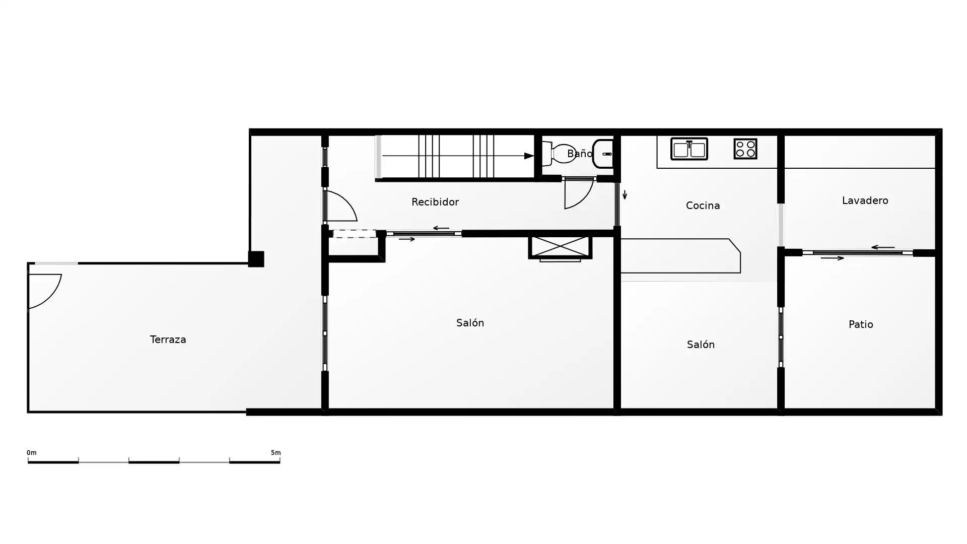 Casa adosada en venta en Calle del Río Darro, Centro
