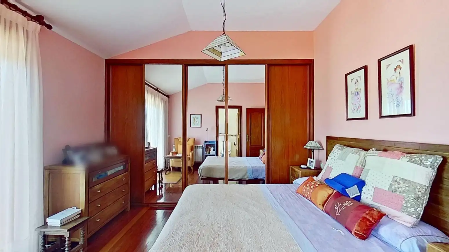 Dormitori de Casa adosada en venda en Suances amb Calefacció, Jardí privat i Parquet