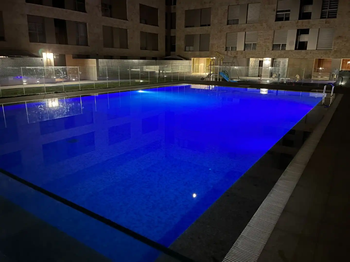 Swimming pool of Flat for sale in Aldeatejada  with Air Conditioner, Heating and Private garden