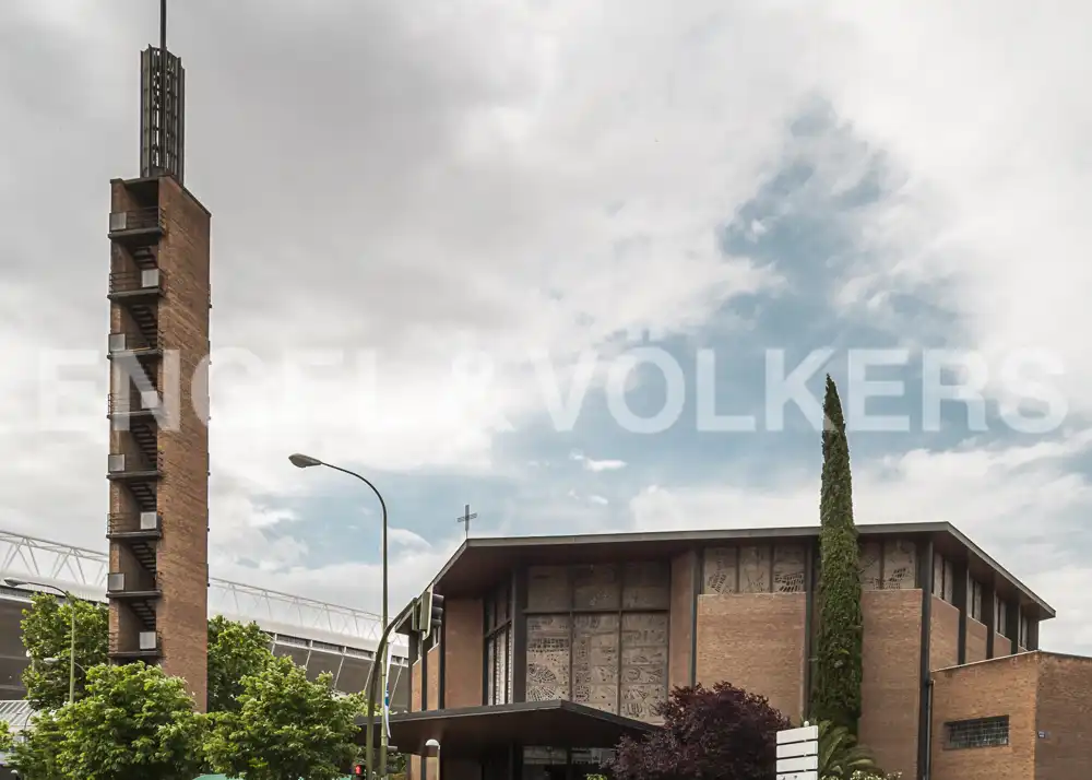 Vista exterior de Pis de lloguer en Madrid amb Aire condicionat, Calefacció i Moblat