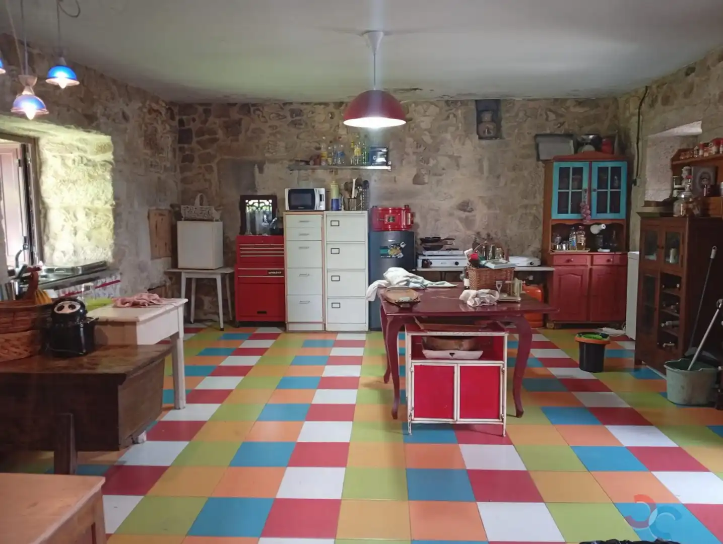 Cocina de Casa o chalet en venta en Campo Lameiro