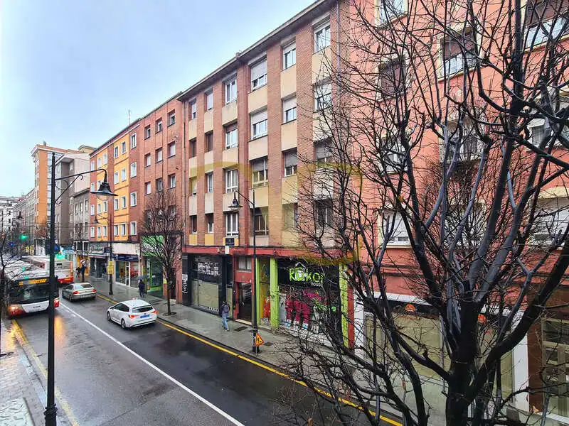 Exterior view of Flat for sale in Gijón   with Heating, Terrace and Furnished