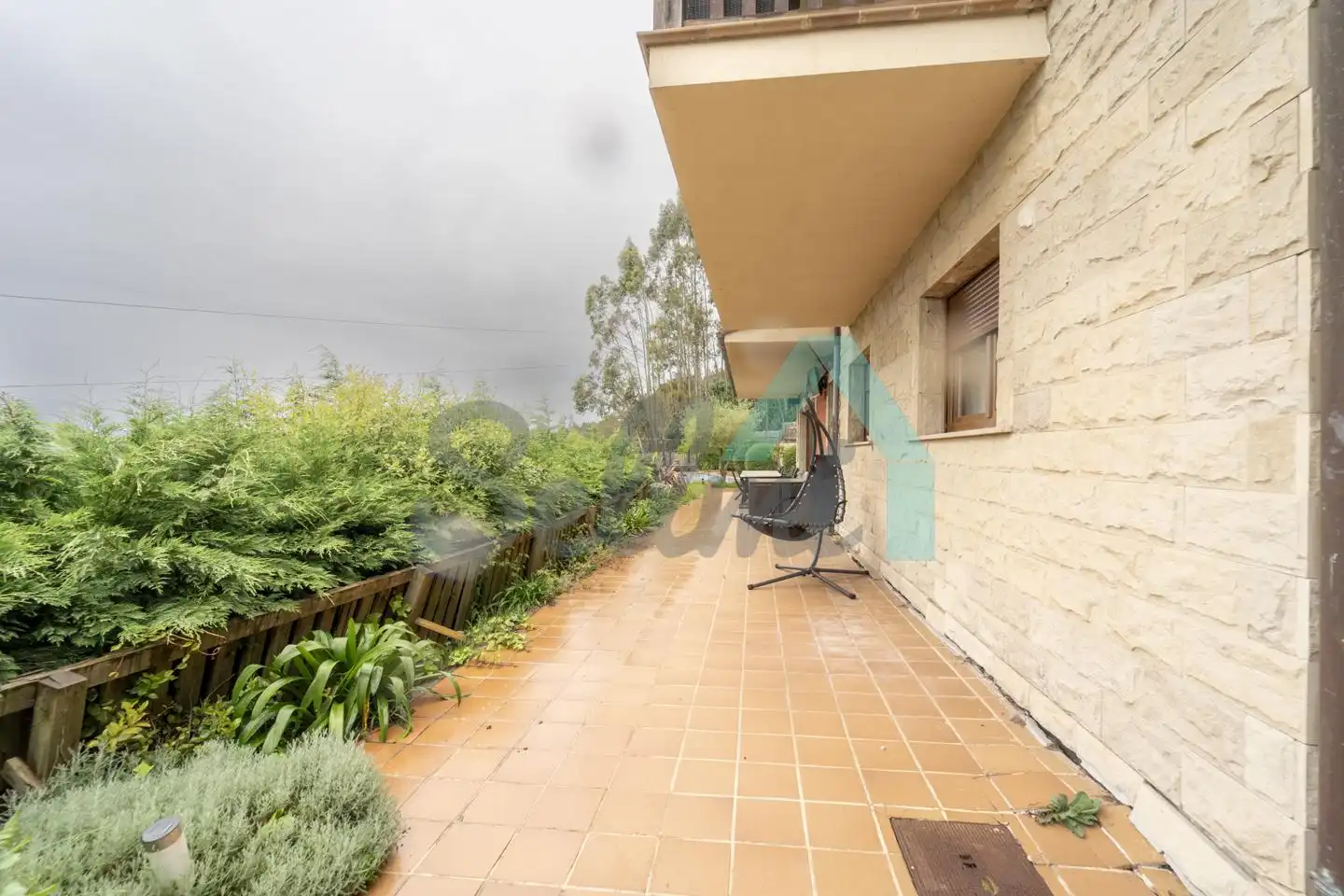 Terraza de Casa o chalet en venta en Oviedo  con Calefacción, Jardín privado y Parquet
