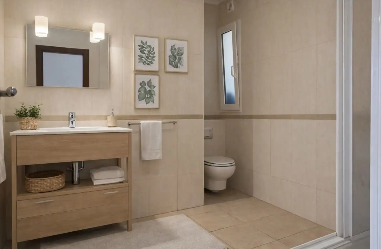 Baño de Casa o chalet en venta en Dénia con Aire acondicionado, Calefacción y Jardín privado