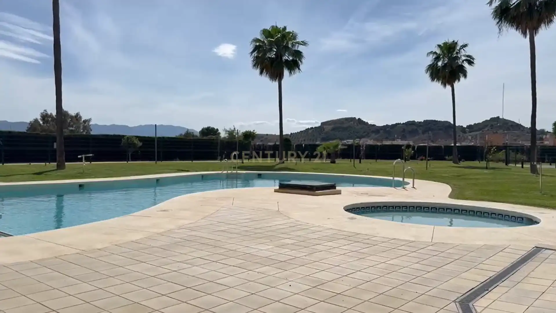 Piscina de Apartamento de alquiler en Málaga con Piscina, Horno y Lavadora