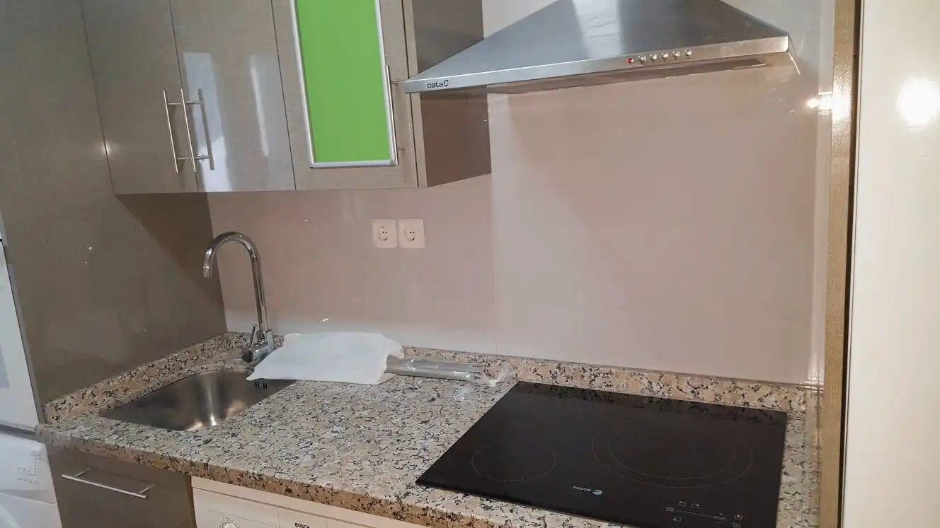 Kitchen of Flat for sale in Palencia  with Heating, Terrace and Oven