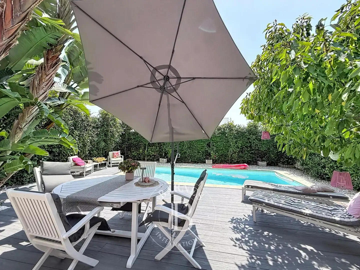 Terraza de Casa adosada en venta en Mataró con Aire acondicionado, Calefacción y Jardín privado