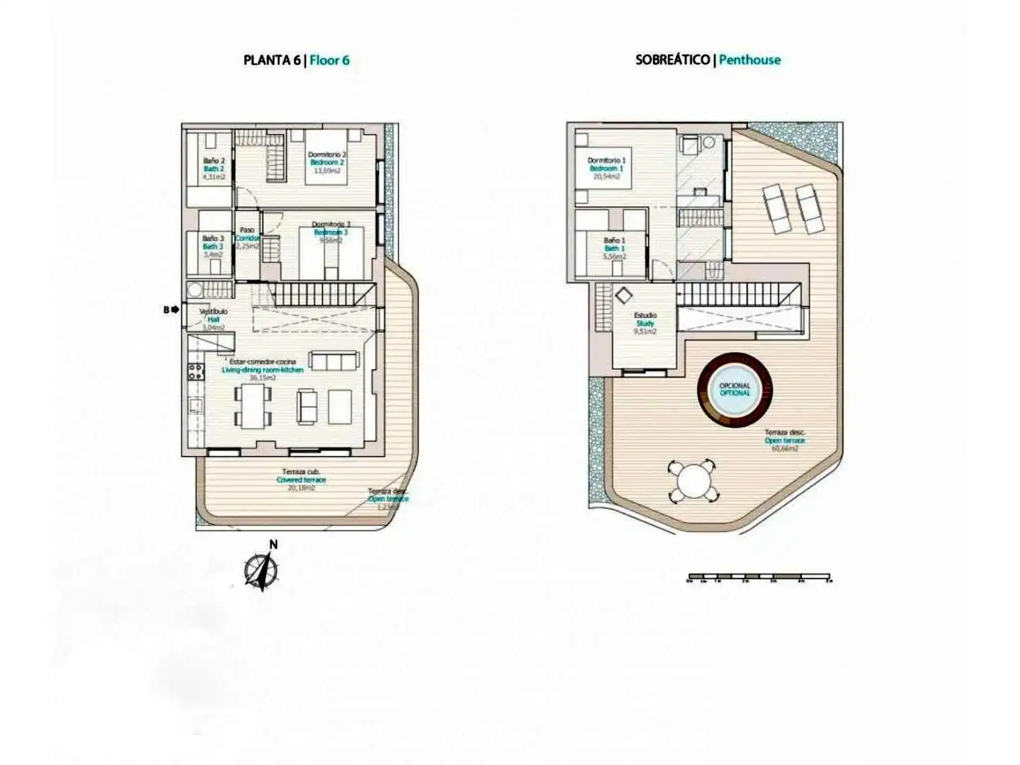 Penthouse mit Pool zum Verkauf in EDETA, imagen 51