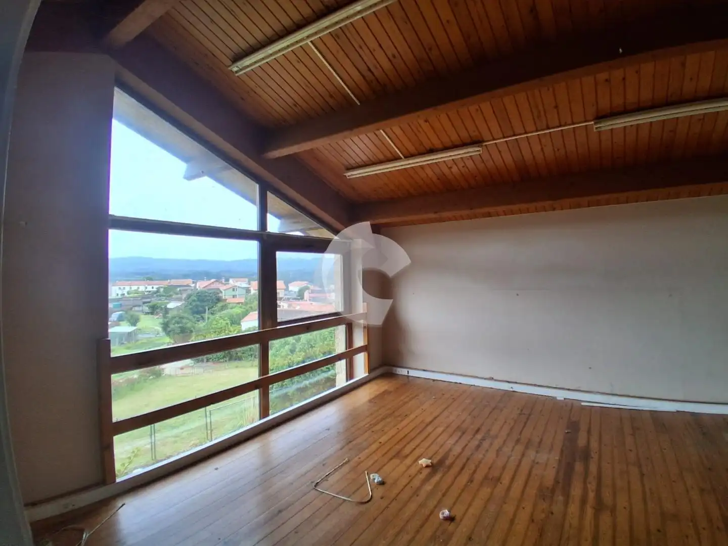 Sala de estar de Casa adosada en venta en Arteixo