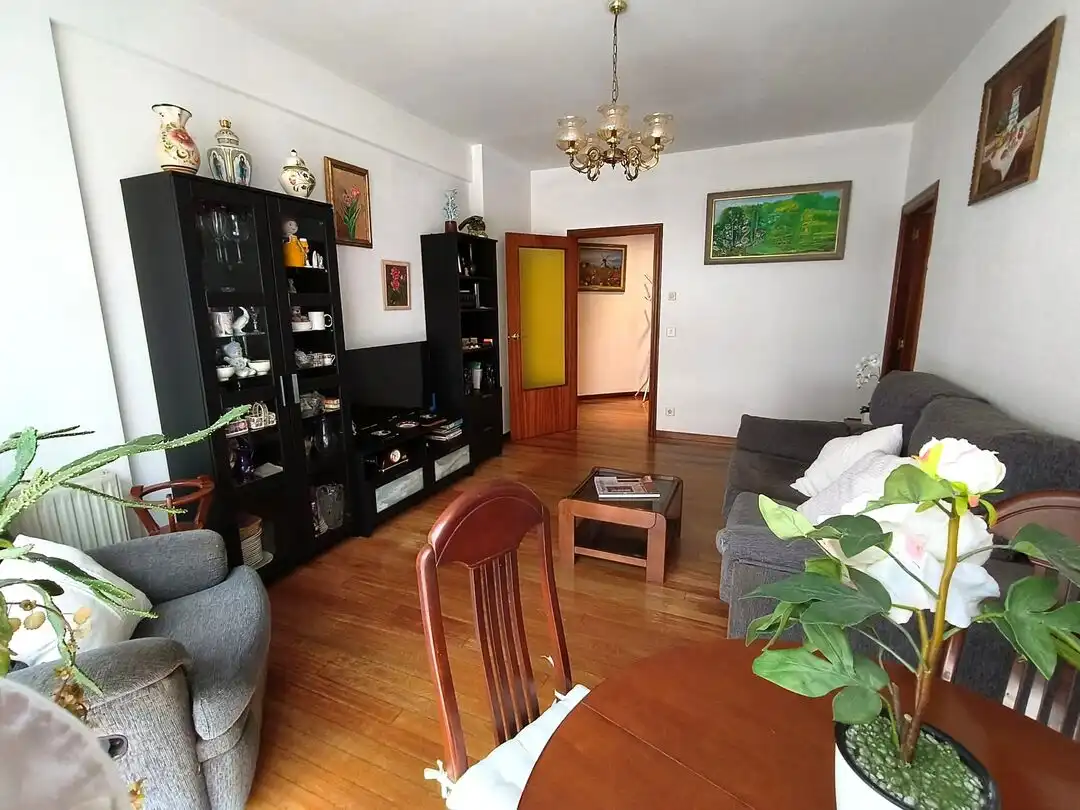 Sala de estar de Piso en venta en Donostia - San Sebastián  con Calefacción y Balcón