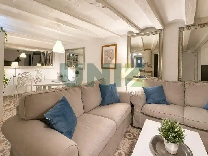 Sala de estar de Dúplex en venta en Barcelona