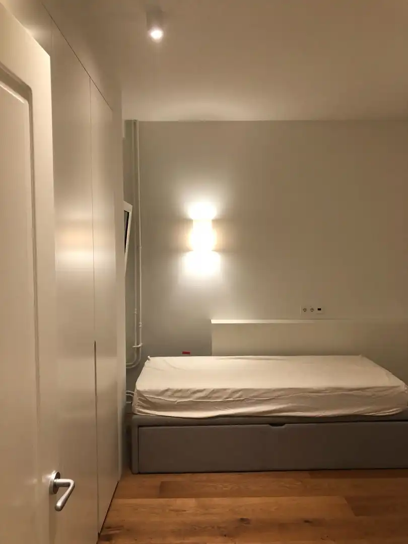 Schlafzimmer von Wohnung zur Miete in Barcelona mit Klimaanlage, Heizung und Parkett