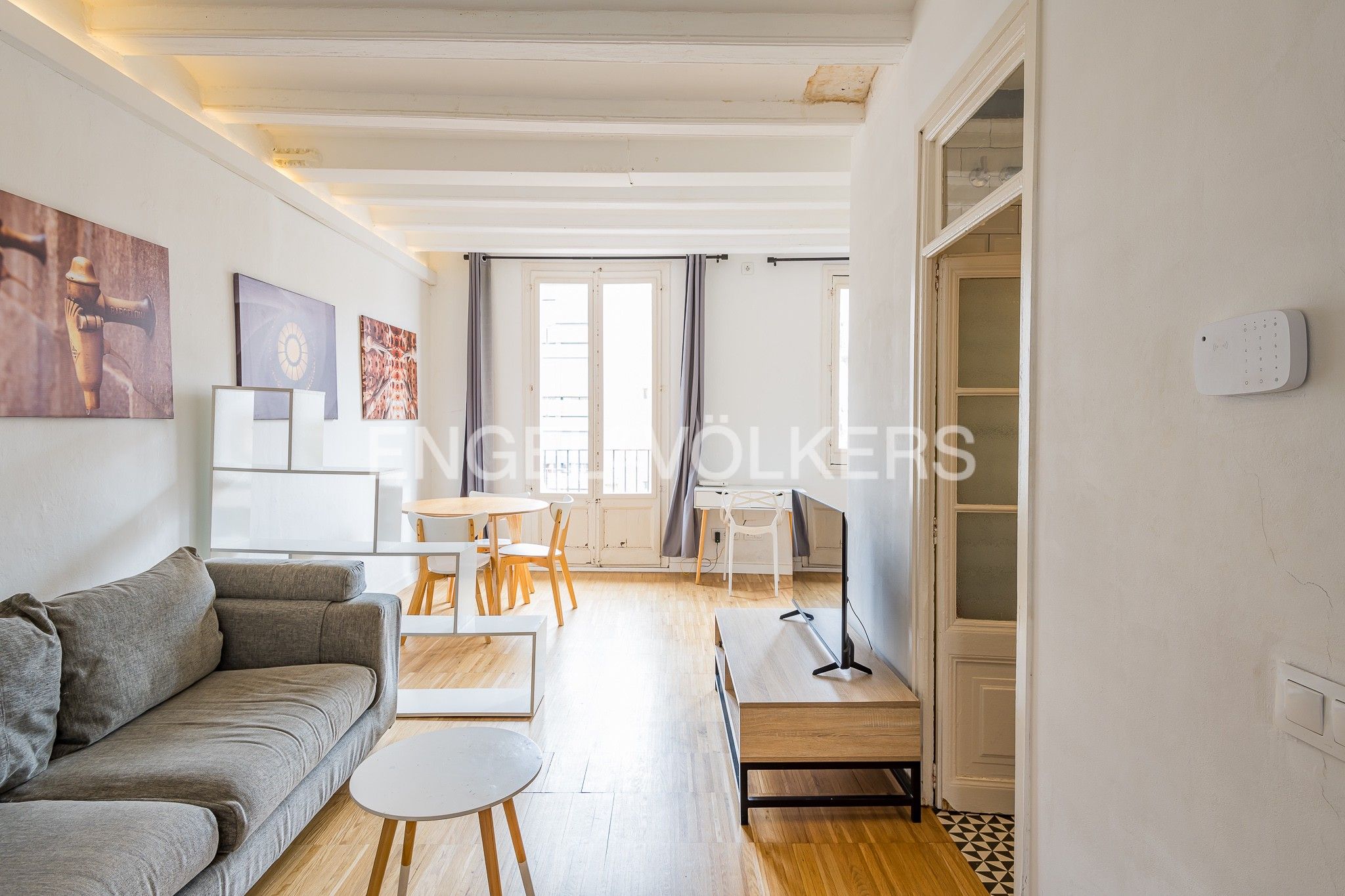 Vista exterior de Apartament en venda en  Barcelona Capital amb Aire condicionat, Calefacció i Moblat