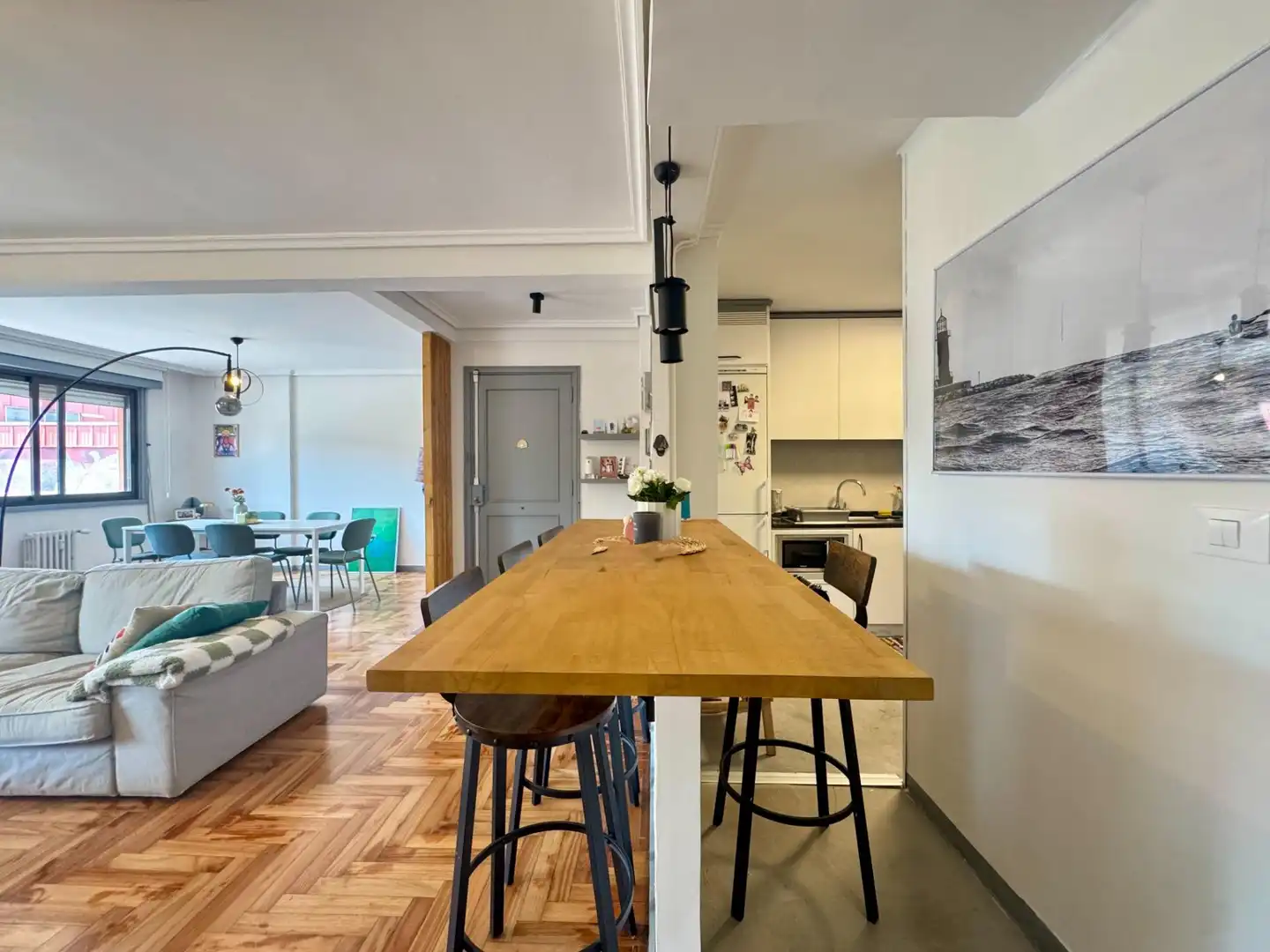 Comedor de Piso en venta en Vigo  con Calefacción, Parquet y Trastero