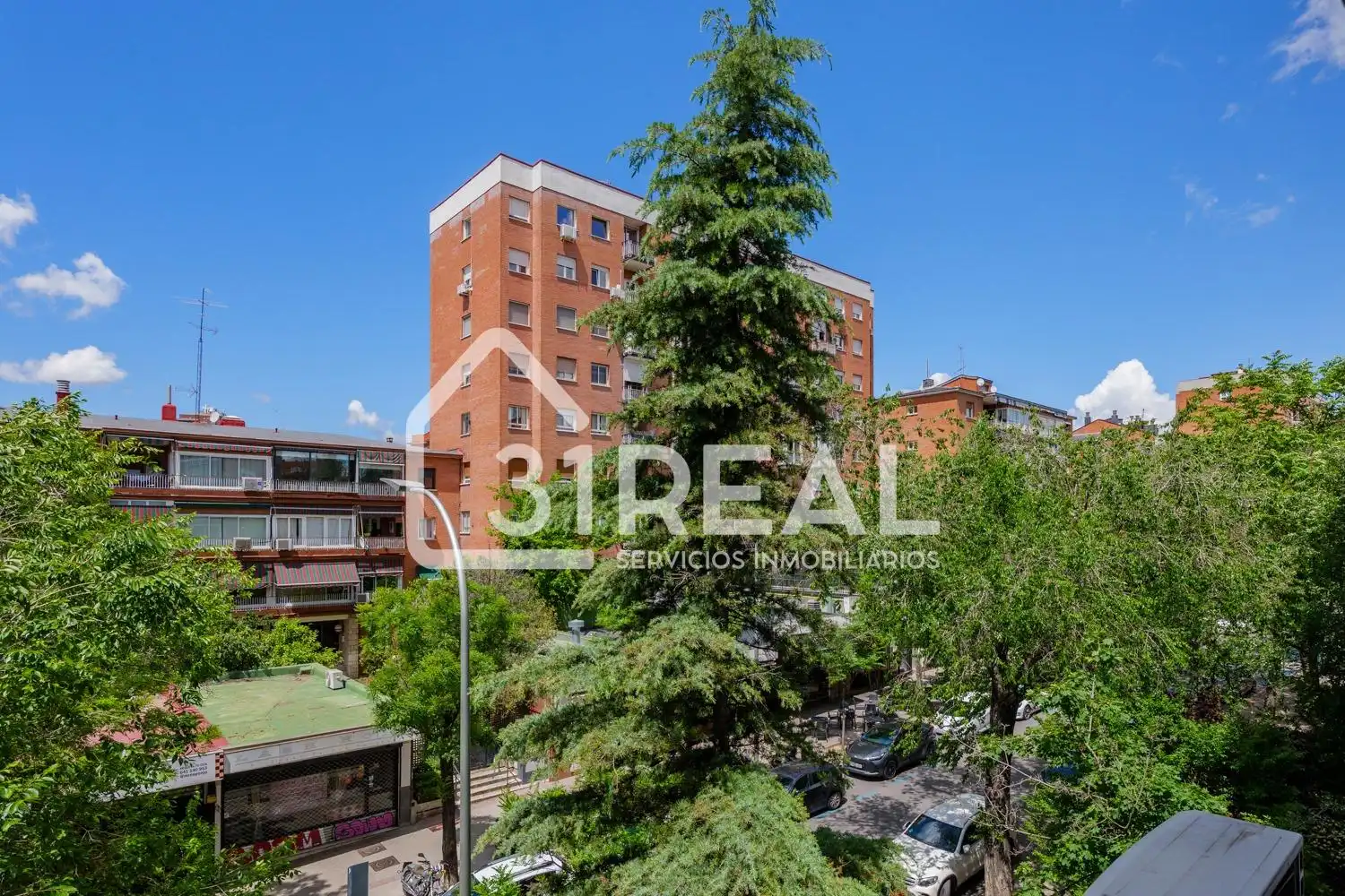 Exterior view of Flat for sale in Madrid  with Air Conditioner, Heating and Parquet flooring
