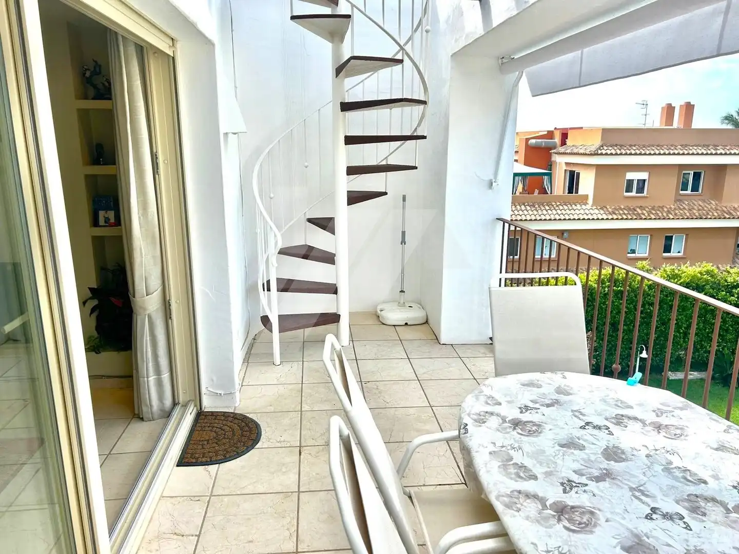 Terraza de Apartamento en venta en Moraira con Aire acondicionado, Calefacción y Jardín privado