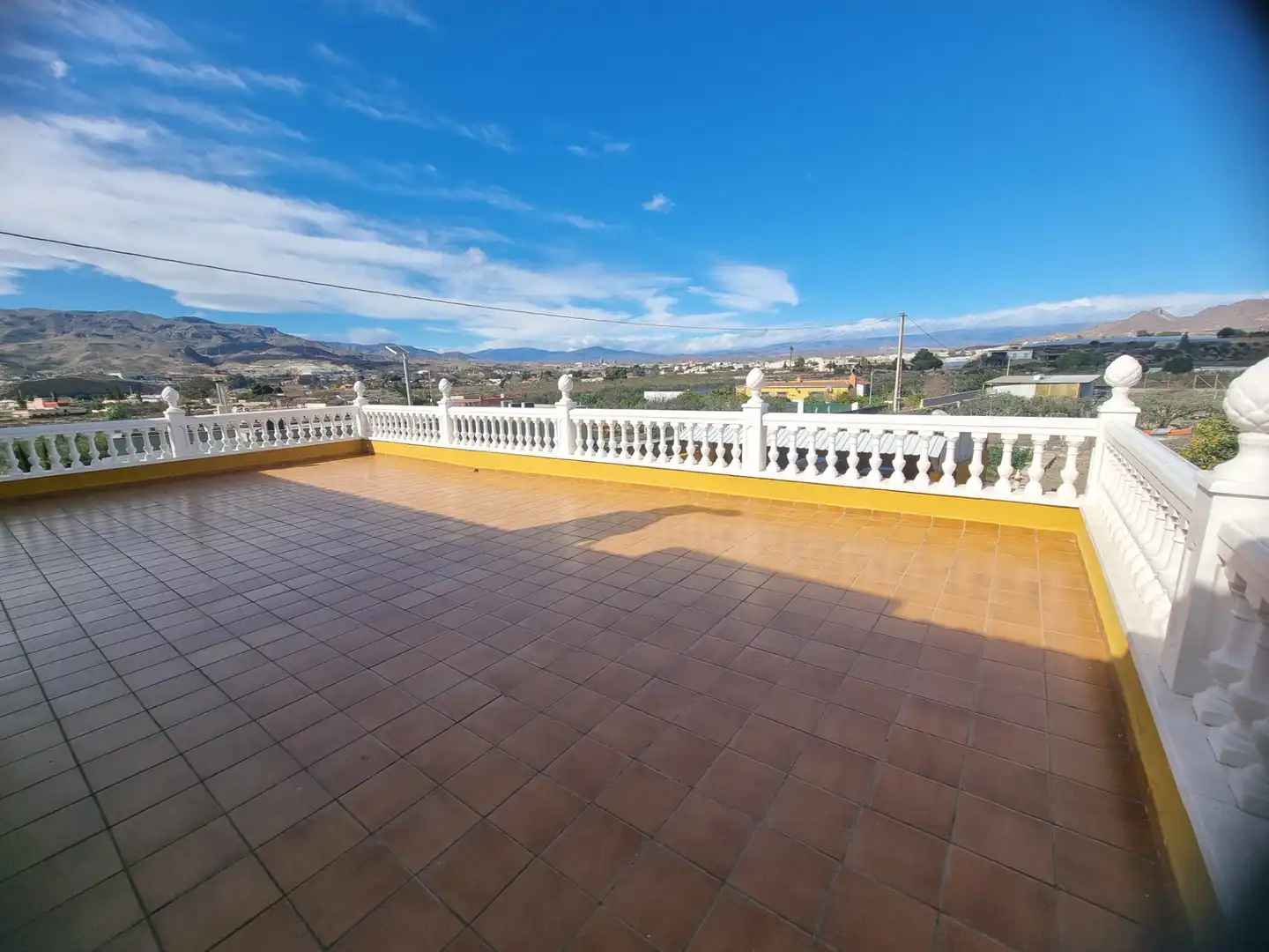 Terraza de Finca rústica en venta en Pechina con Aire acondicionado, Calefacción y Jardín privado
