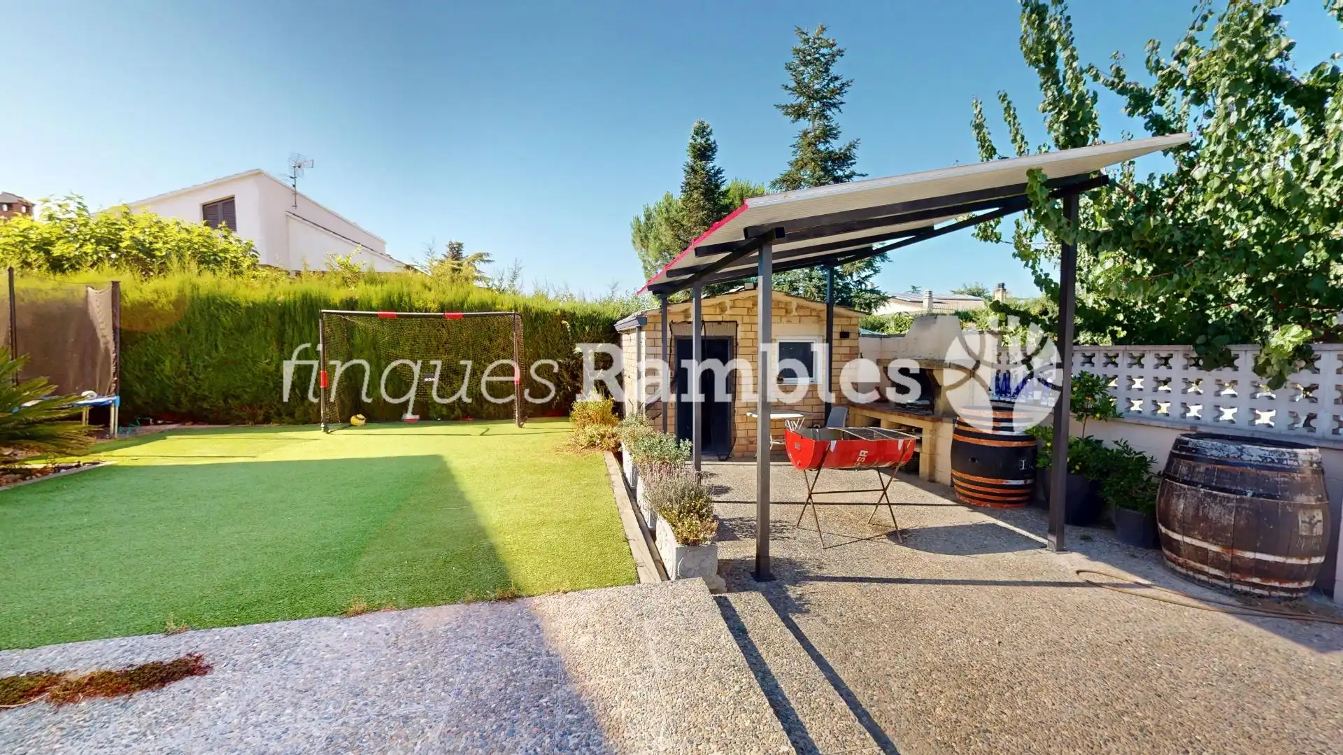 Terraza de Casa o chalet en venta en La Torre de Claramunt con Calefacción, Jardín privado y Parquet