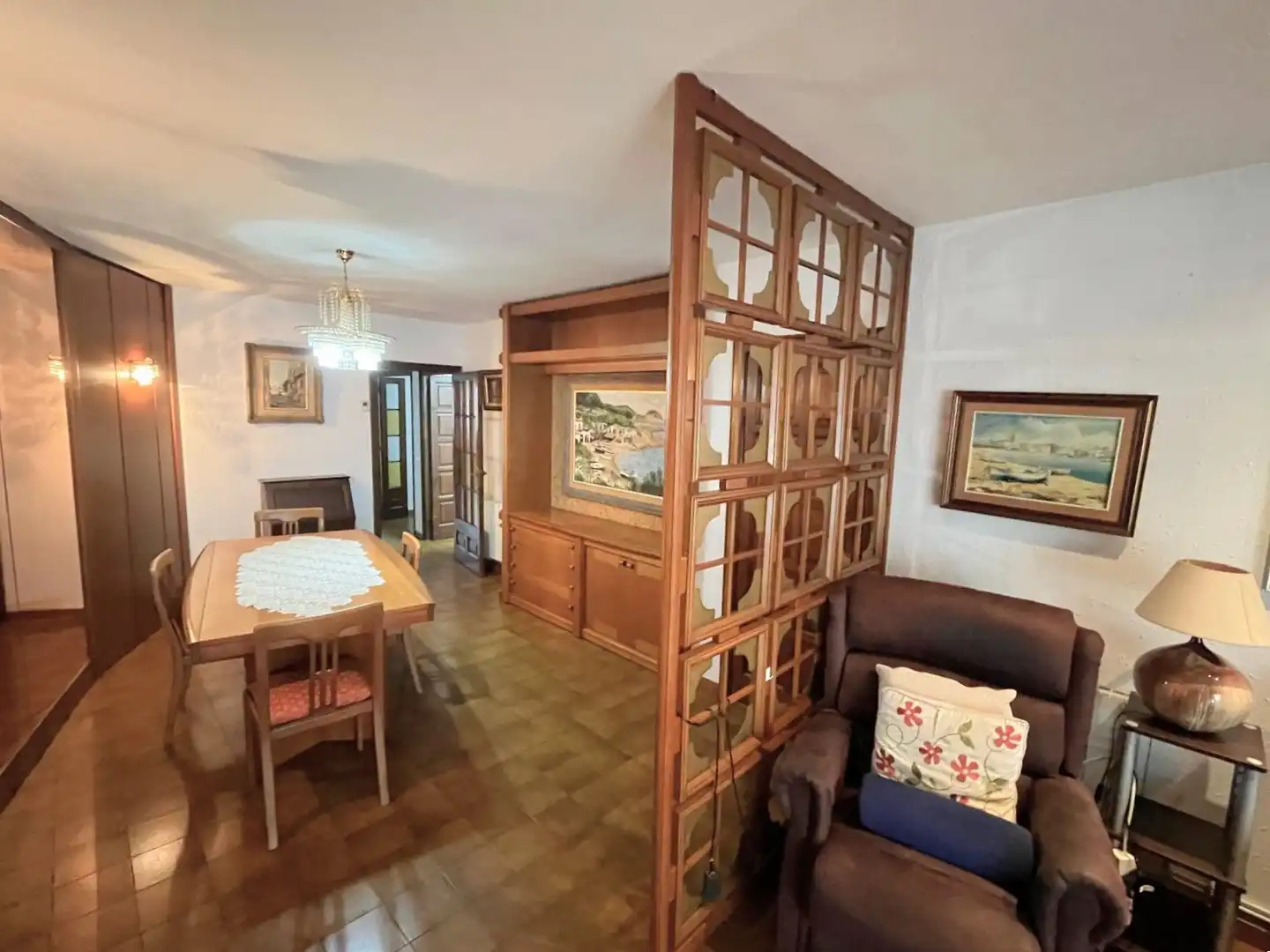Dining room of Flat for sale in Palamós  with Heating, Terrace and Furnished