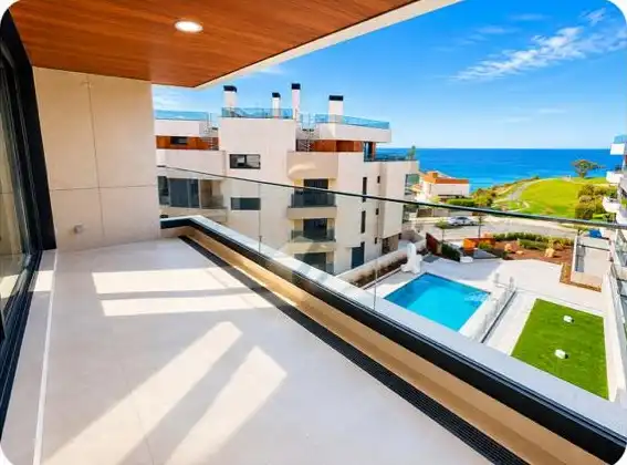 Terrace of Flat for sale in Castro-Urdiales  with Heating, Parquet flooring and Terrace