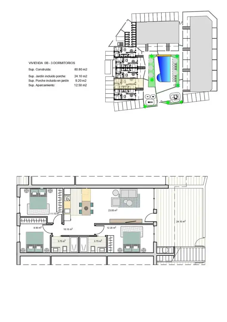 Apartament amb terrassa en venda a Roldán, imagen 25