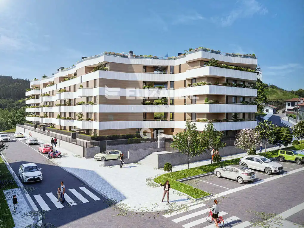 Exterior view of Flat for sale in Azkoitia  with Heating, Terrace and Storage room