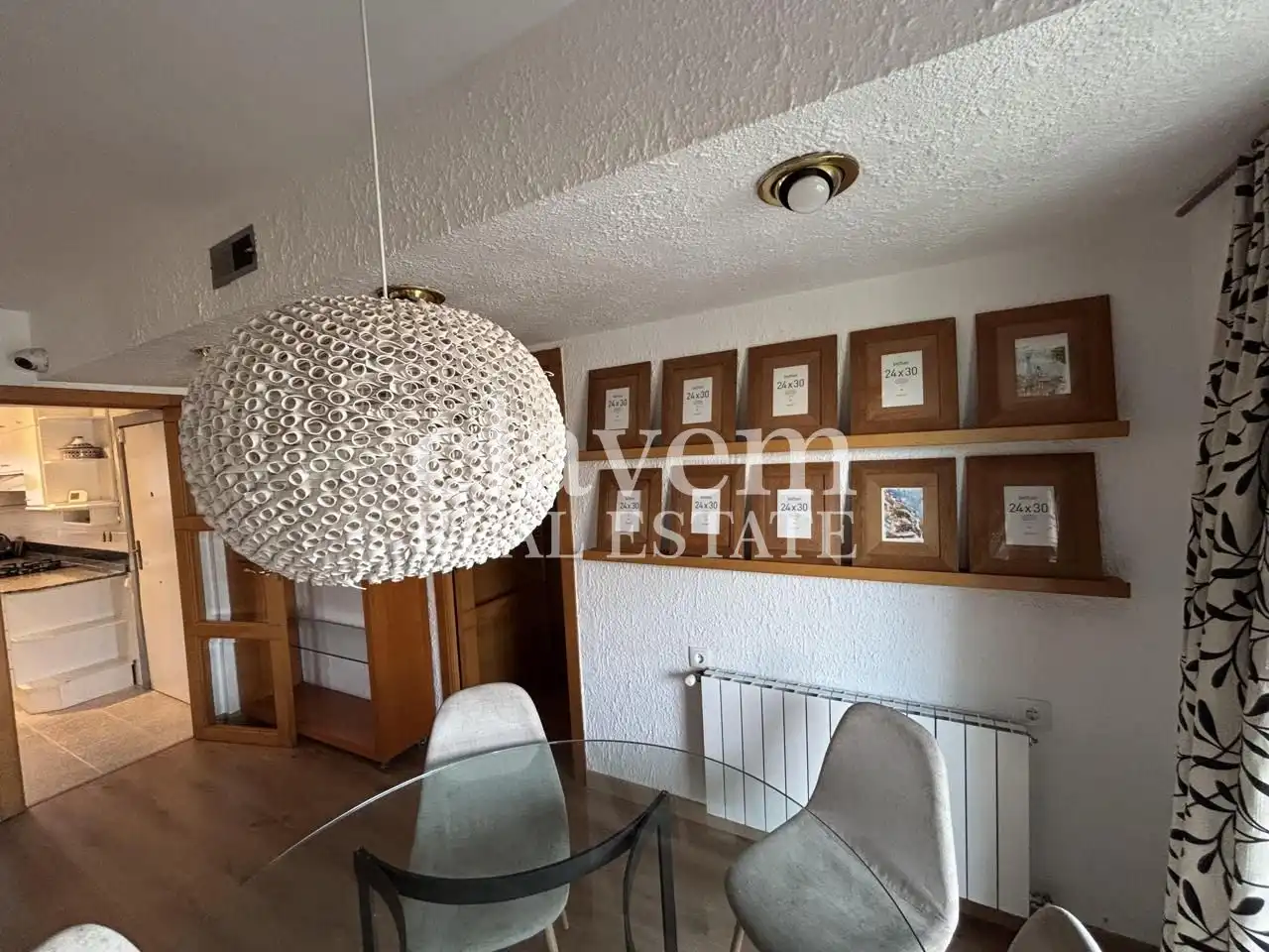 Dining room of Flat for rent in Barcelona  with Heating, Furnished and Community pool