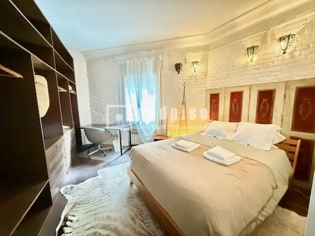 Habitación de Piso de alquiler en Madrid con Aire acondicionado, Calefacción y Jardín privado