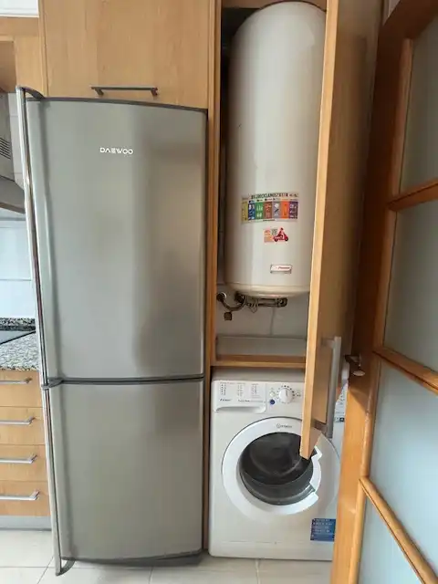 Cocina de Apartamento de alquiler en Narón con Calefacción, Parquet y Trastero