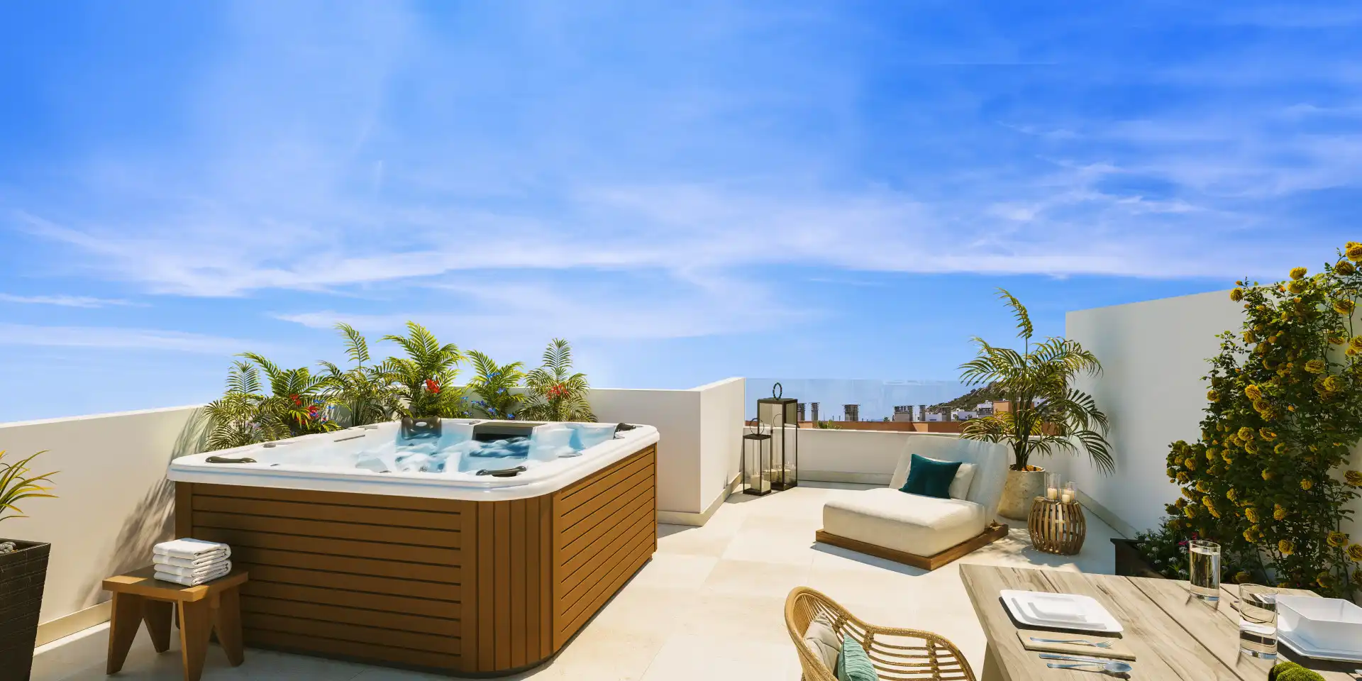 Terraza de Casa o chalet en venta en Marbella con Aire acondicionado, Calefacción y Jardín privado