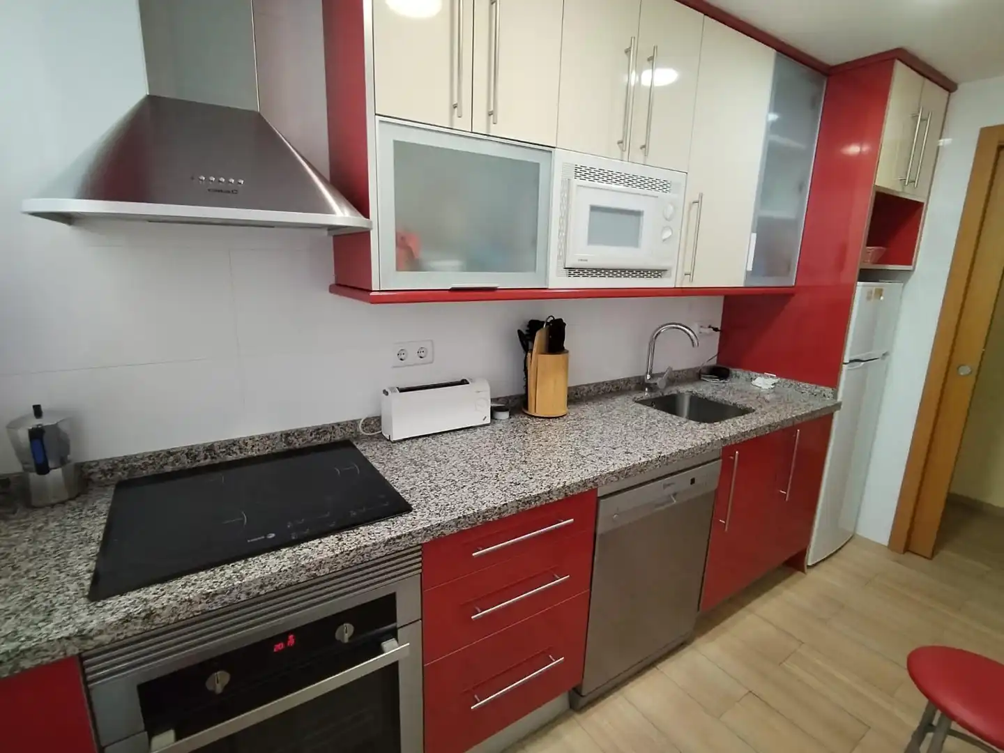 Kitchen of Apartments for sale in Benidorm  with Air Conditioner, Private garden and Storage room