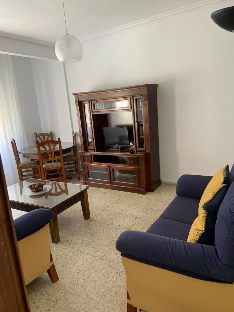 Living room of Flat for rent in Cáceres  with Air Conditioner, Heating and Furnished