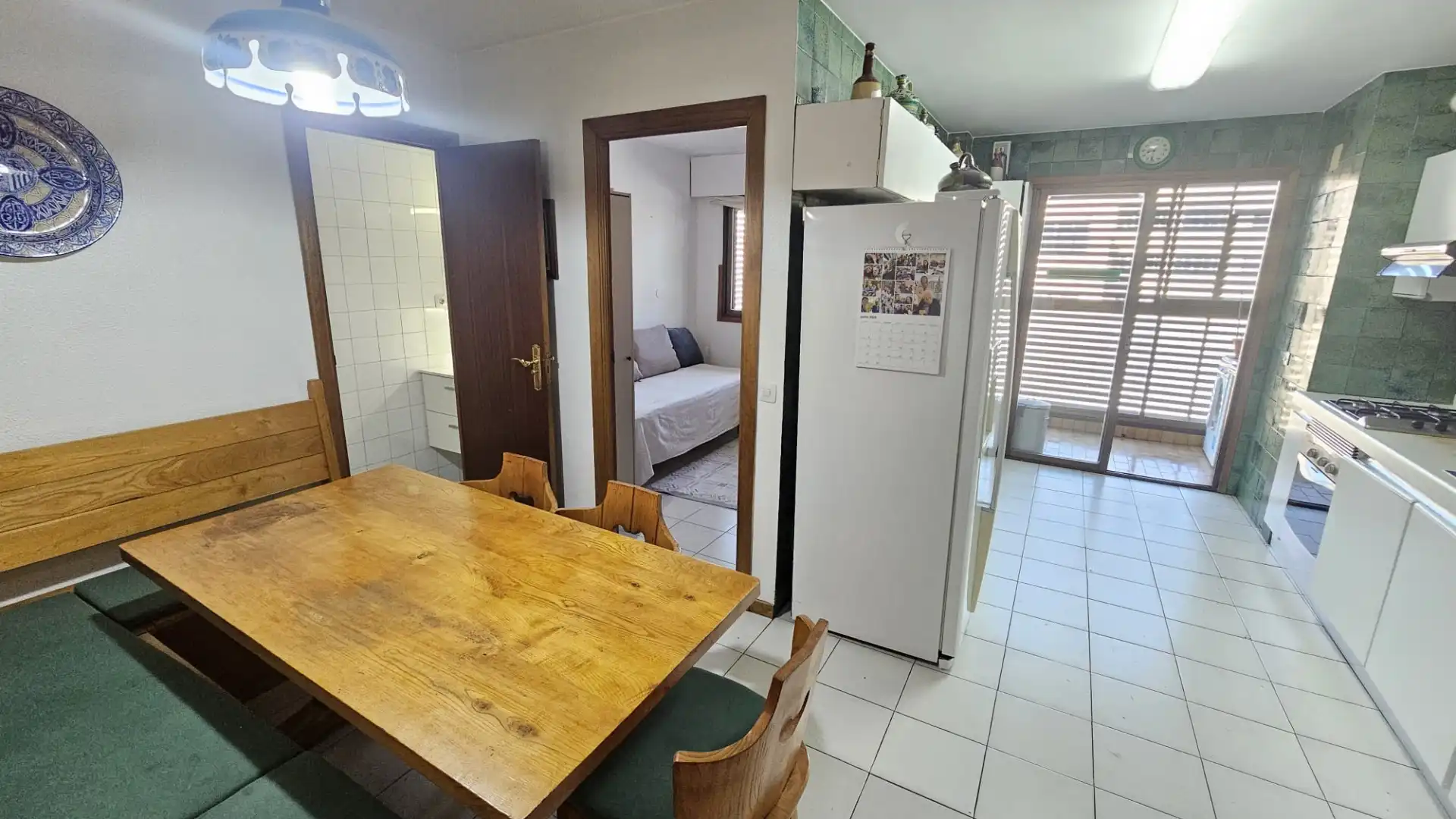 Küche von Wohnung zum Verkauf in Madrid mit Klimaanlage, Heizung und Privatgarten