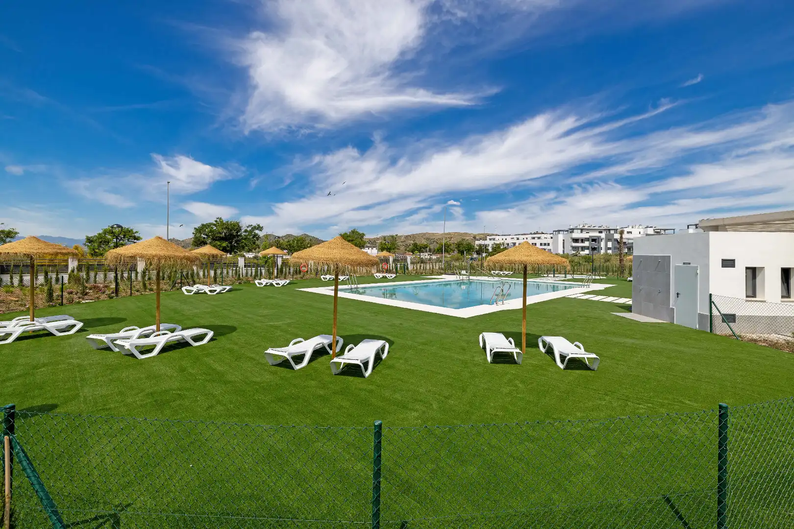 Swimming pool of Attic for sale in Málaga  with Air Conditioner, Heating and Terrace